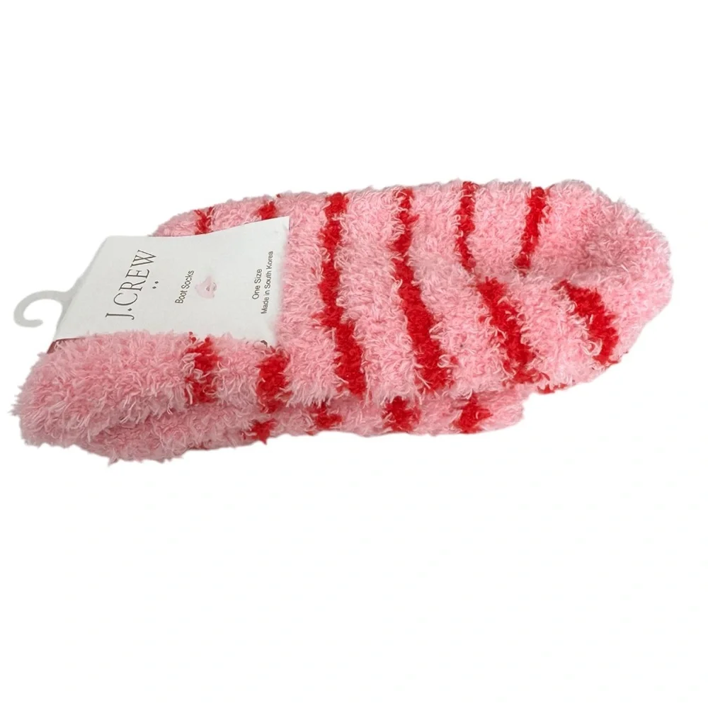 J. Crew Striped Cozy Boot Socks